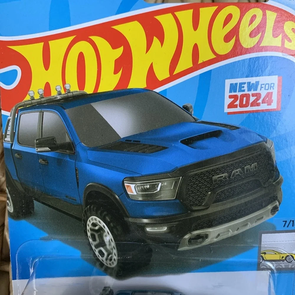 2023 Ram 1500 Hot Wheels Pickup Truck Blue Hotwheels 2024 Casting New
